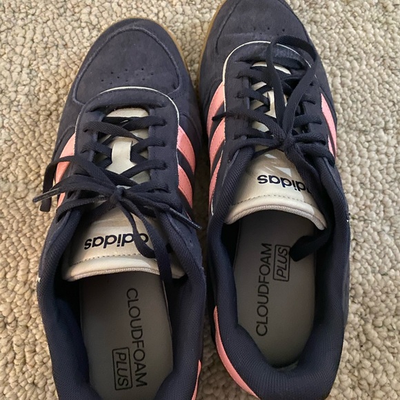 Adidas Navy and Pink Sneakers - Picture 7 of 9